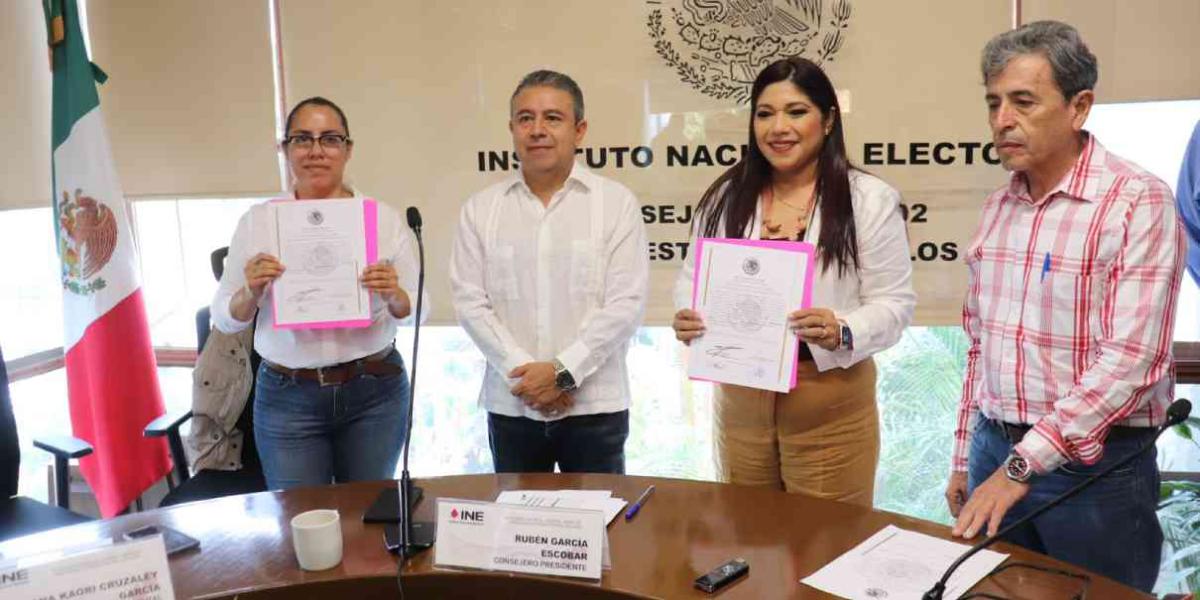 Entregan constancias a diputados federales por Morelos