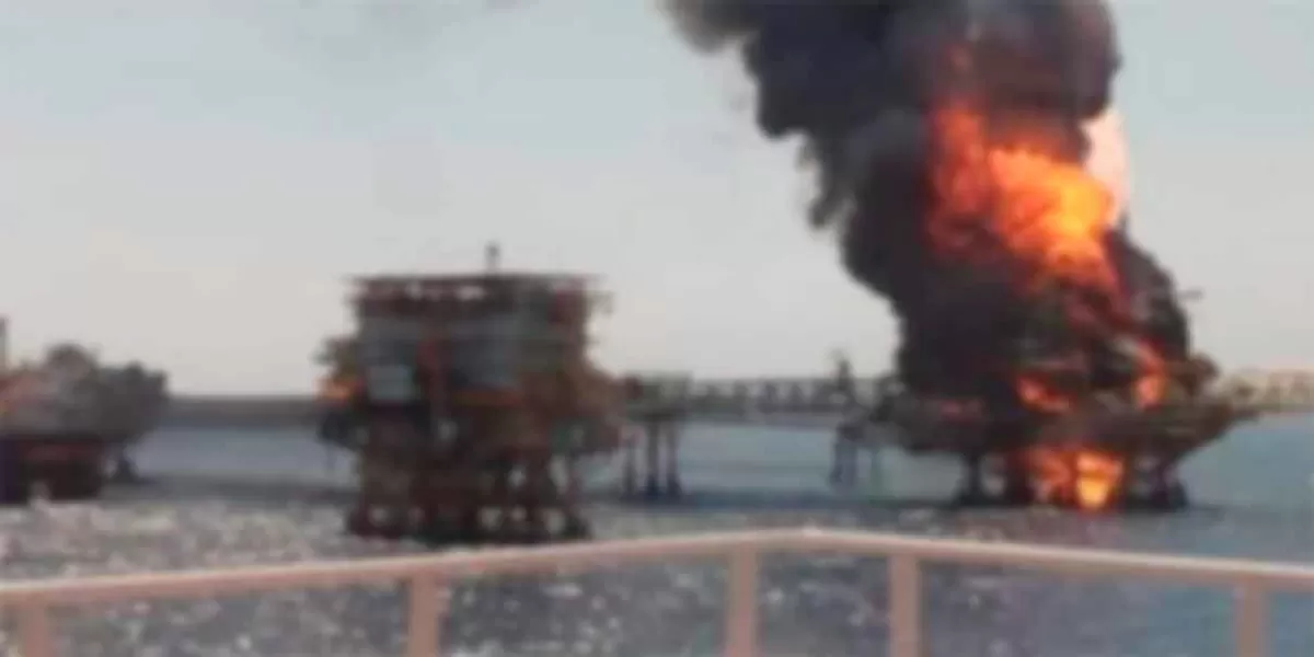 Van 3 fallecid0s tras explosión en plataforma de Pemex en Campeche