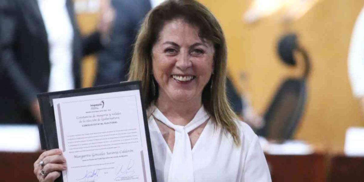 Margarita González se convierte en primera mujer gobernadora del estado de Morelos