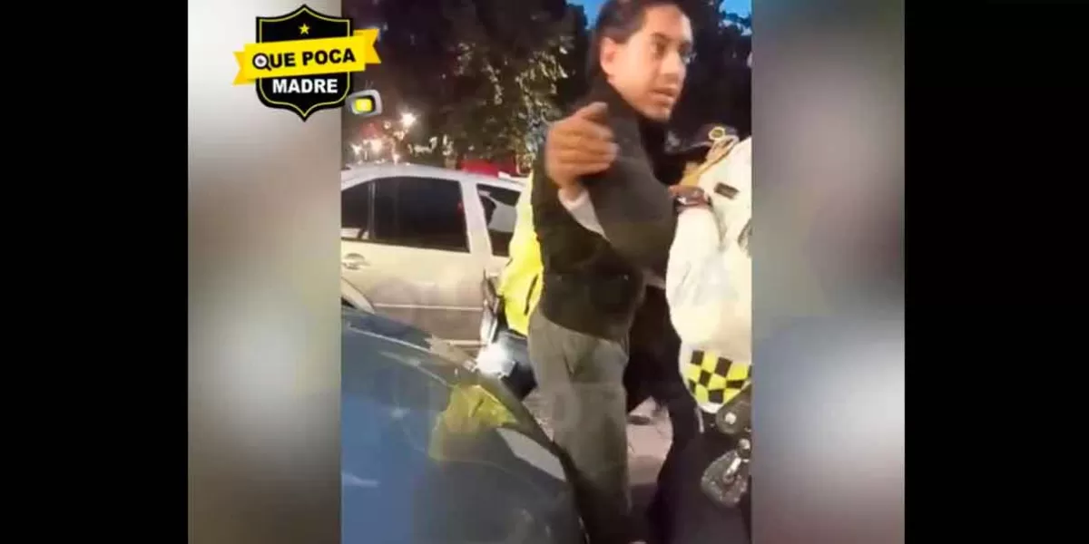 VIDEO. Una pareja de “Bien” trata de evitar multa a golpes y patadas