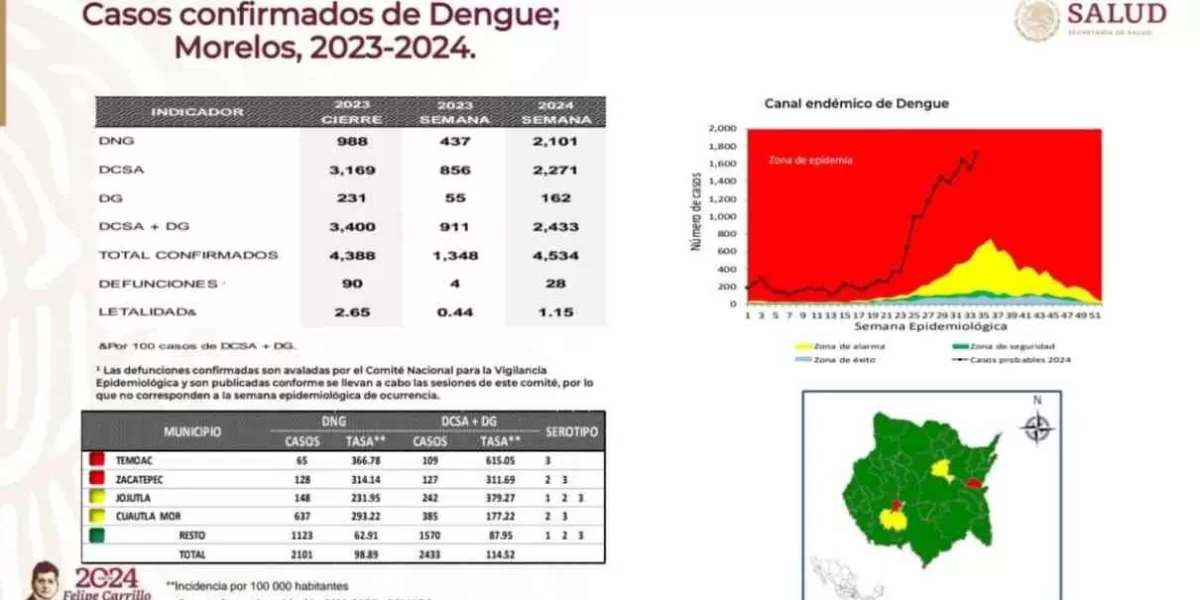 Se disparan los casos de dengue en Morelos