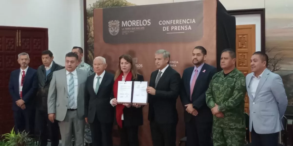 Firman convenio de seguridad Gonzáles Saravia y Urióstegui Salgado