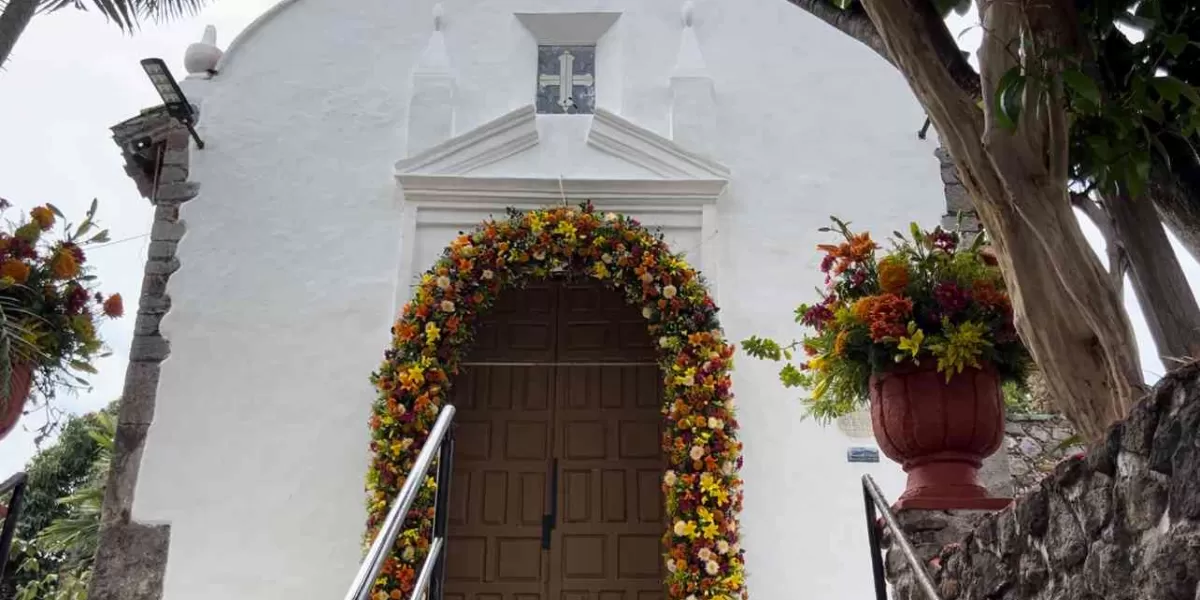 Todo listo para la fiesta en el barrio San Fransisco de Asís de Cuernavaca