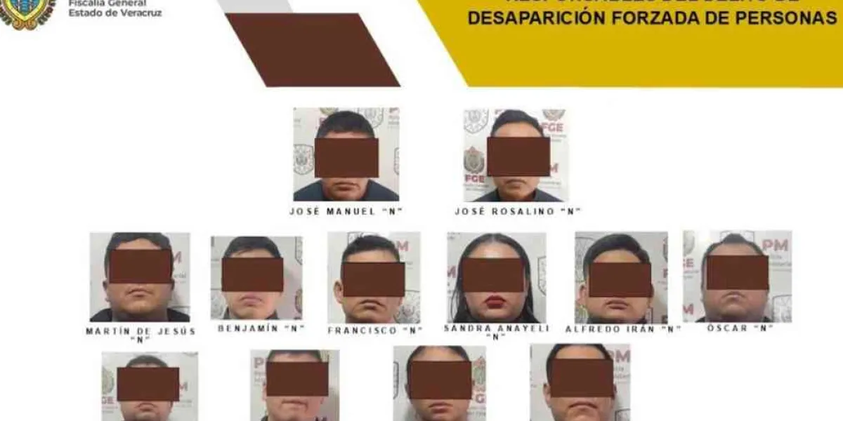 Policías de Veracruz desaparecían a personas; 13 ya están detenidos  