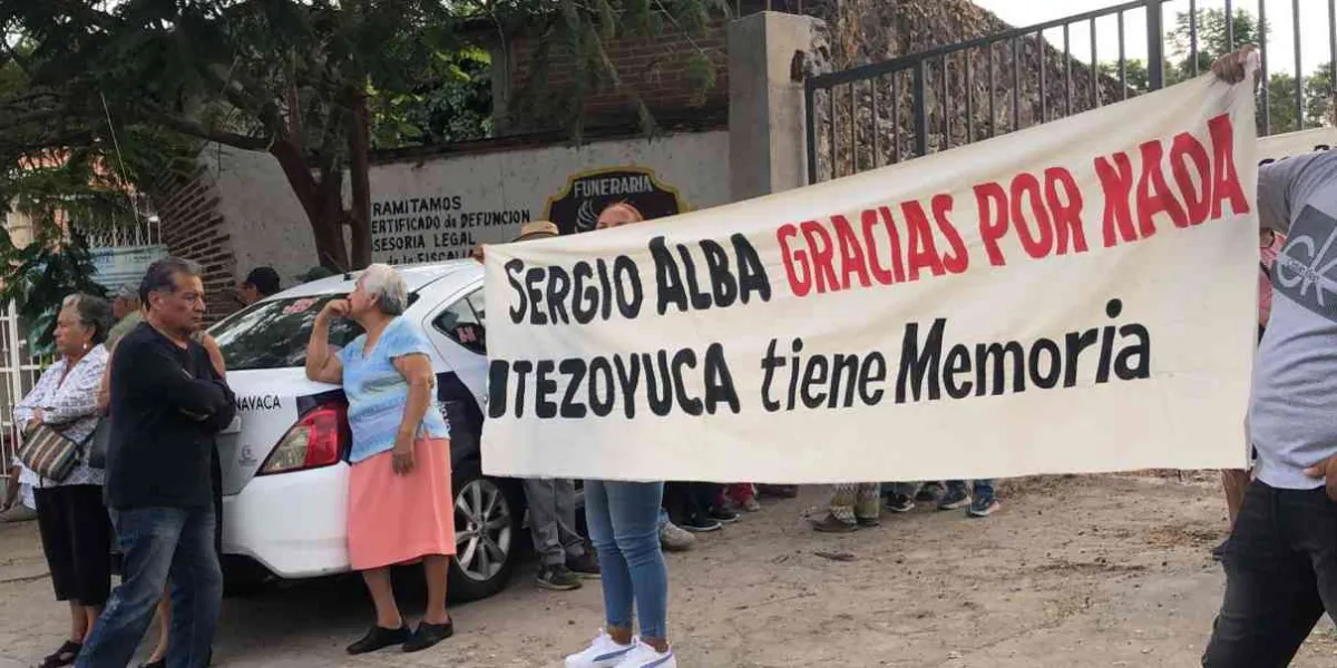 Inconformidad y protesta en Tezoyuca contra el alcalde Sergio Alba Esquivel