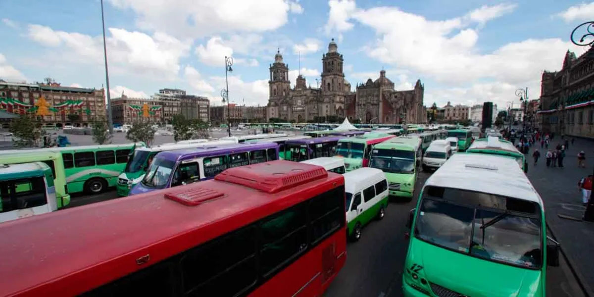 Transportistas colapsaran vialidades este 17 de enero en CDMX Y EDOMEX 