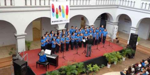 Forma parte del “Coro Preparatorio de Niños Cantores de Morelos”