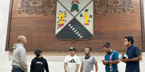 El director de deportes de la UAEM, David Gómez, felicitó a los estudiantes.