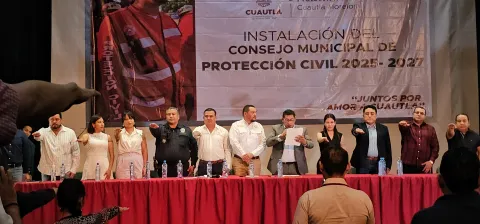 En Cuautla, instalan Consejo de Protección Civil para el periodo 2025-2027