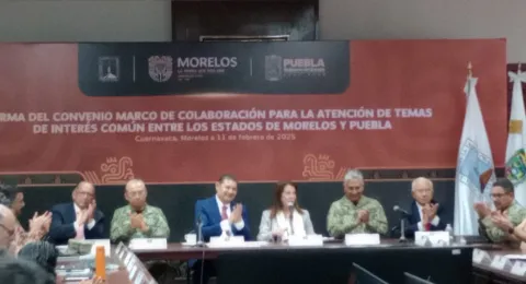 Propone Alejandro Armenta Expo Morelos en Puebla y y otra en esta entidad; MGS dispuesta al intercambio comercial