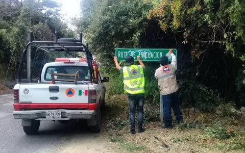 Pondrá gobierno del estado en marcha programa integral de reencarpetamiento de rutas de evacuación del volcán Popocatépetl: PC Morelos