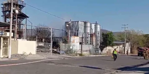 Incendio en el Parque Industrial de Cuautla