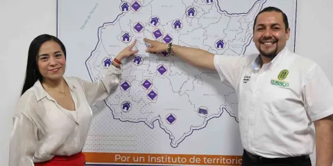 Acuerdan Isela Chávez e Israel Piña acciones a favor de las mujeres del municipio de Temixco