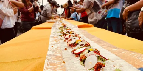  Realización del taco acorazado más grande del mundo