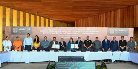 Preside gobernadora convenio entre municipios de la Zona Metropolitana