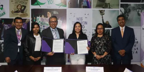 Firma Isela Chávez convenio de colaboración con el CEPS