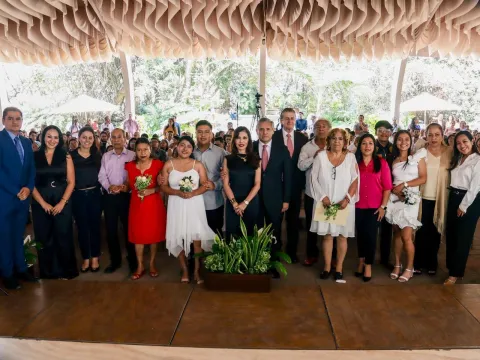 Bodas colectivas Cuernavaca se realizaron en el Jardín de eventos “La Estancia”