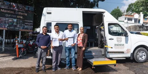 Autoridades firmaron convenio para hacer uso de las unidades. 