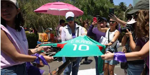 Mujeres se movilizan contra Cuauhtémoc