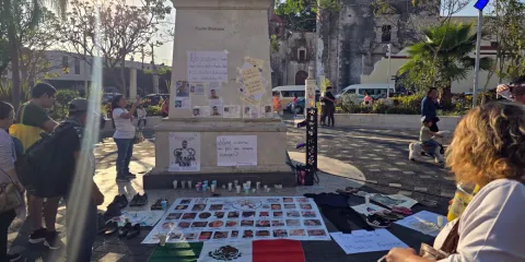 Cuautla se suma a la protesta "Teuchitlán, nunca más"