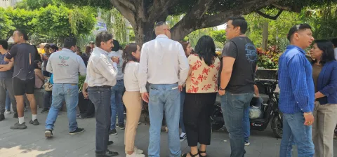 En Cuautla, participan cientos de personas y trabajadores municipales en mega simulacro nacional por sismo 