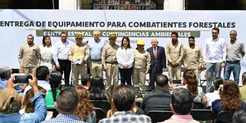 Fortalece Margarita a los combatientes forestales con 9 MDP en equipamiento