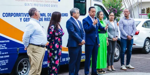 Cerca de 200 recargas de los extintores fueron donadas a través de la CONASEG