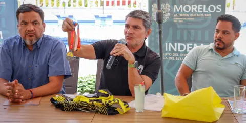 Autoridades deportivas anuncian los detalles del reto ciclista que abarcar cinco municipios de Morelos.