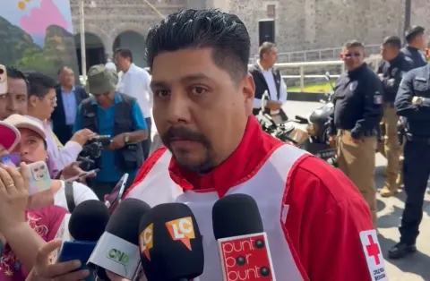 Mauricio Díaz Salgado, Coordinador de Socorros de la Delegación Estatal de la Cruz Roja Morelos