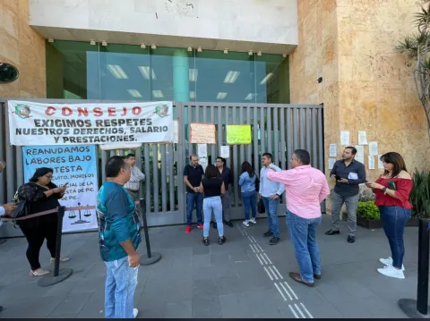 Suspenden de nueva cuenta labores en el Poder Judicial con sede en Cuernavaca