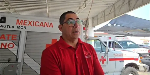 De 3 a 5 accidentes automovilísticos y en motocicleta en Cuautla: Cruz Roja Mexicana