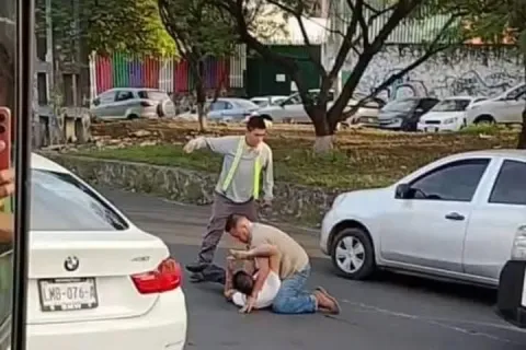   Riña entre conductores de Cuernavaca