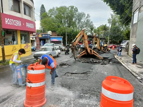 Repararán Avenida Universidad de Cuernavaca tras sufrir daños por lluvias