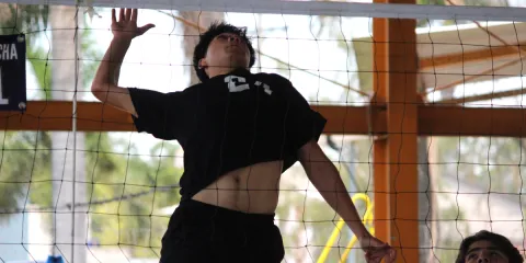 Daniel López, preseleccionado nacional de voleibol.