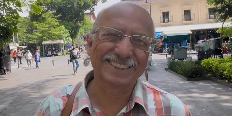 José Martínez Cruz, integrante de la Comisión Independiente de Derechos Humanos Morelos