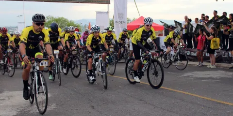Competidores disfrutaron de la ruta en Morelos.