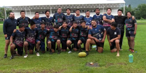 Equipo representativo de Tlahuica Rugby varonil.