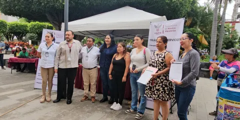 En Cuautla, instalan módulo "Héroes paisanos" para atención de migrantes durante temporada vacacional