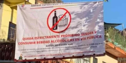 Tepoztlán intensifica combate a venta de alcohol en vía pública