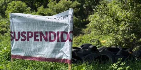 Realiza la SDS, operativo contra tiradero de llantas en Tepoztlán