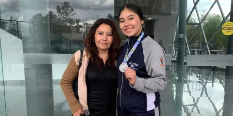 Viana González Pérez compitió en el evento universitario en Alemania.