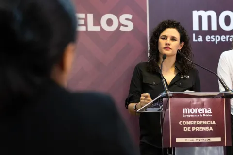 Afirma dirigente nacional de Morena que han disminuido los secuestros, homicidios y robos 