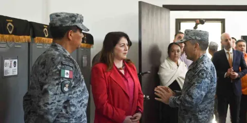 Atestigua Margarita, inauguración de la 106/a. Compañía de la GN en Yautepec