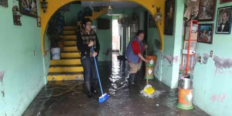 Se reportan 285 casas dañadas por las lluvias