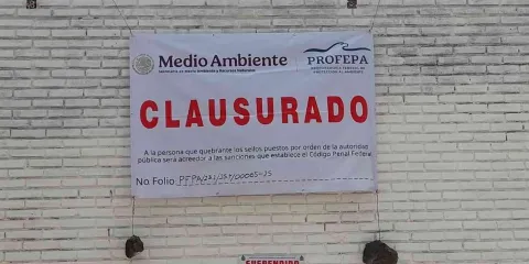 Clausura Desarrollo Sustentable construcciones ilegales en ANP