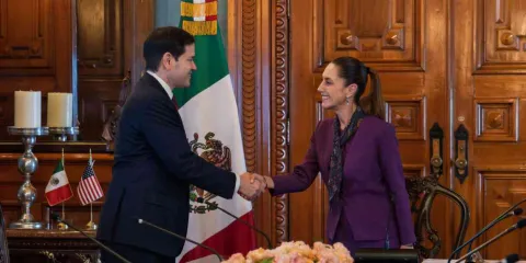 Cooperación con respeto a soberanía: Rubio-Sheinbaum