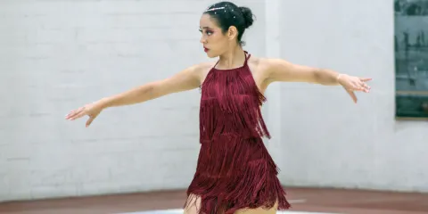 Evelyn Cantón, bailarina morelense.