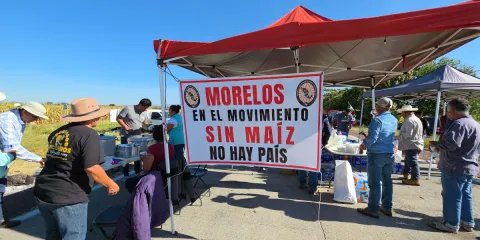 Productores del oriente de Morelos cumplen tres días de bloqueo en la autopista Siglo XXI; exigen precios justos para el maíz y el sorgo y piden atención del gobierno.