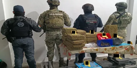 Aseguran más de 80 kilos de marihuana durante cateos en Temoac; investigan nexos con grupo “Los Aparicio”