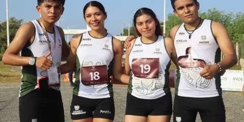 El Encuentro Nacional Deportivo Indígena Morelos 2025 inició con las competencias de atletismo en la Arena Teques, reuniendo a más de 60 atletas de comunidades originarias de todo el país.